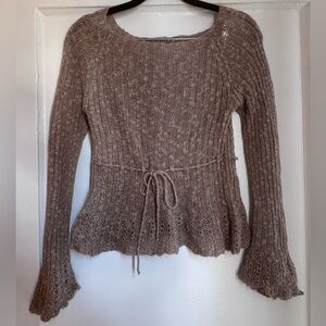 Joseph Taupe Knit Sweater